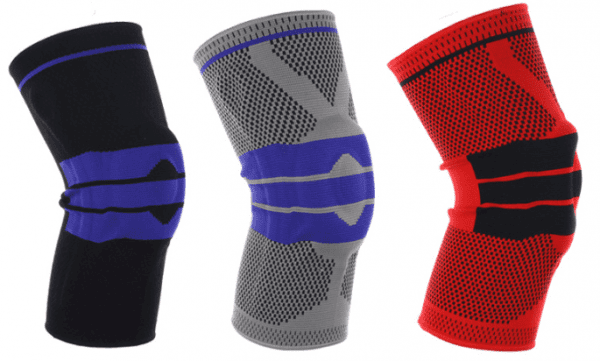 Compression knee support