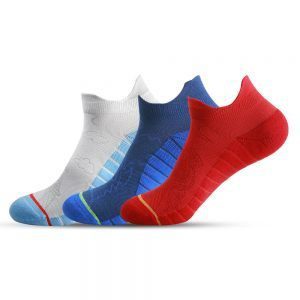 Performance fit sports ankle socks
