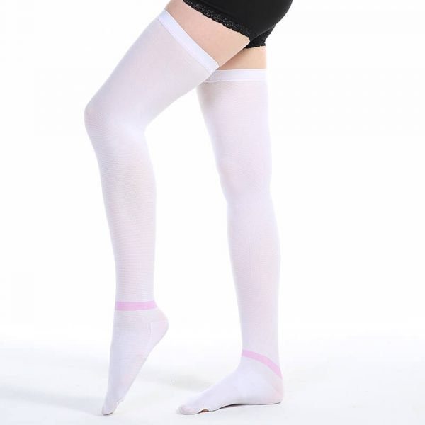 anti embolism thigh high compression socks (1)