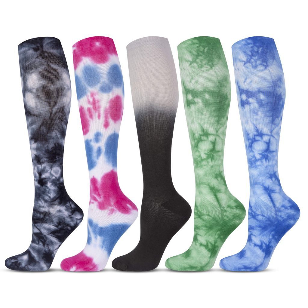 max compression socks tie dye