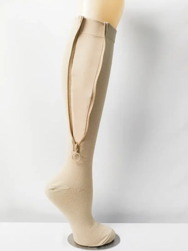 zipper medical compression socks