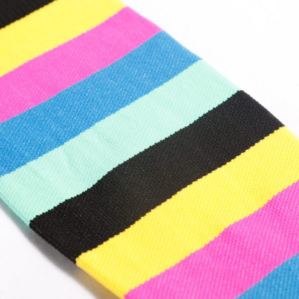 Rainbow colorful compression knee socks - Image 4