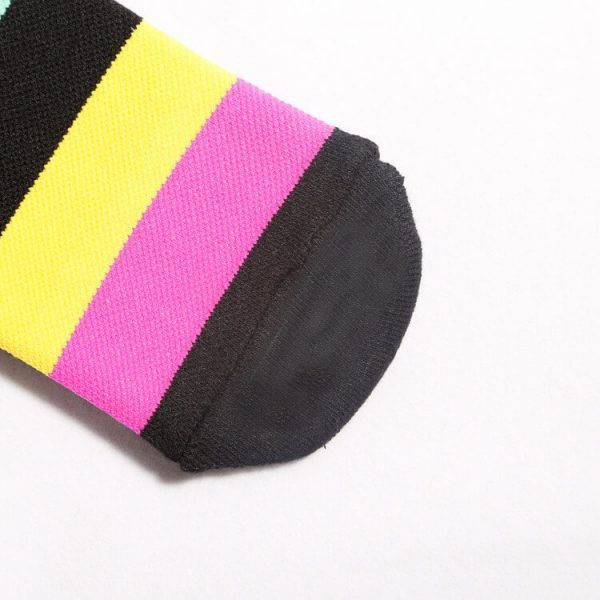 Rainbow colorful compression knee socks - Image 5