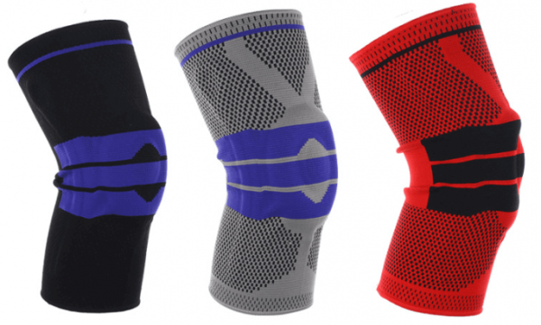 Compression knee support