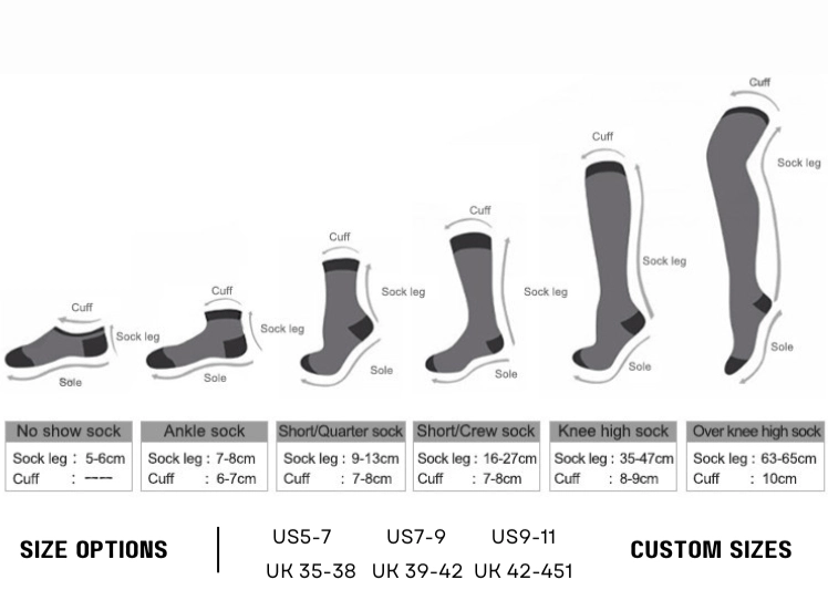 compression running support socks