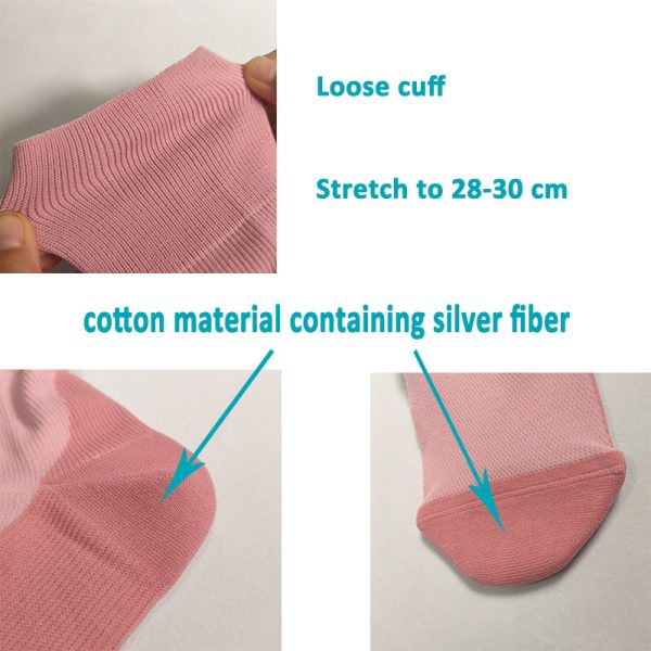 Low compression non-binding diabetic socks - Image 3