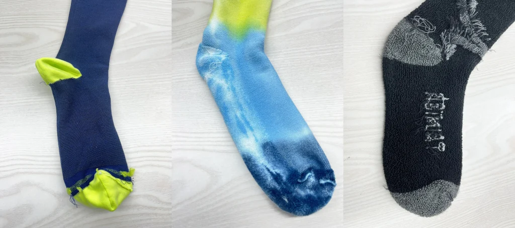 terry flat socks