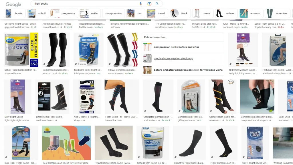 flight socks uk