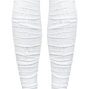 shin support scrunch calf football leg sleeves