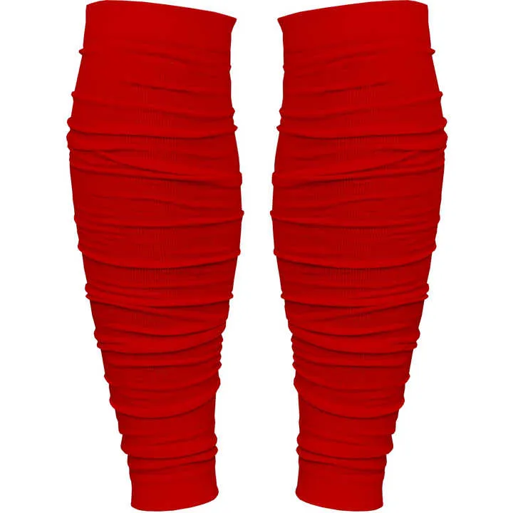 shin support scrunch calf football leg sleeves