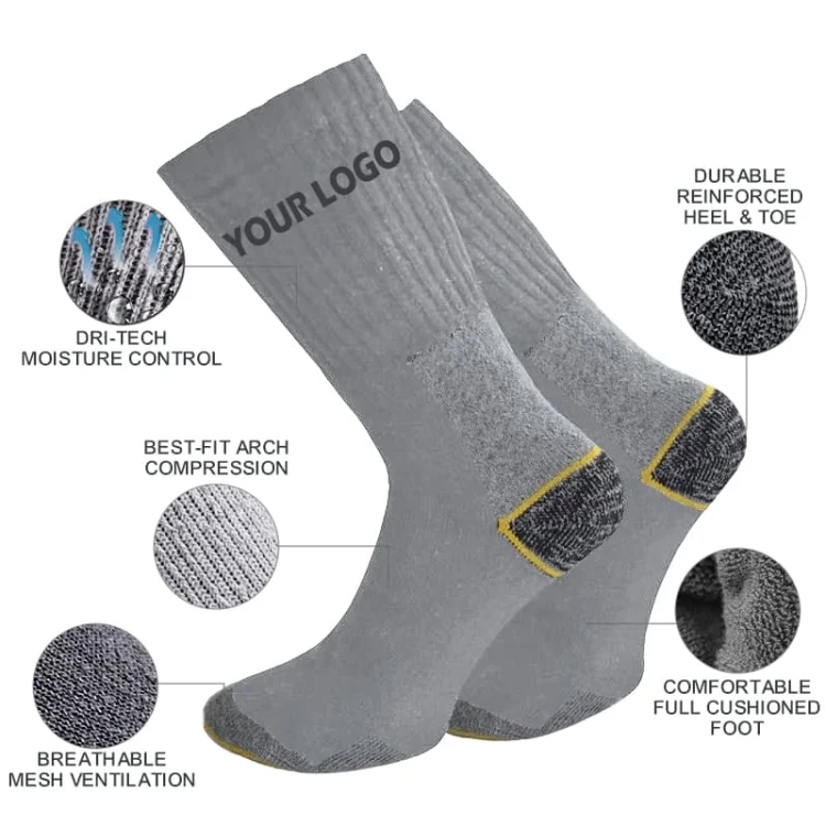 custom daily work socks safety socks