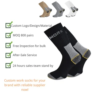 custom daily work socks safety socks