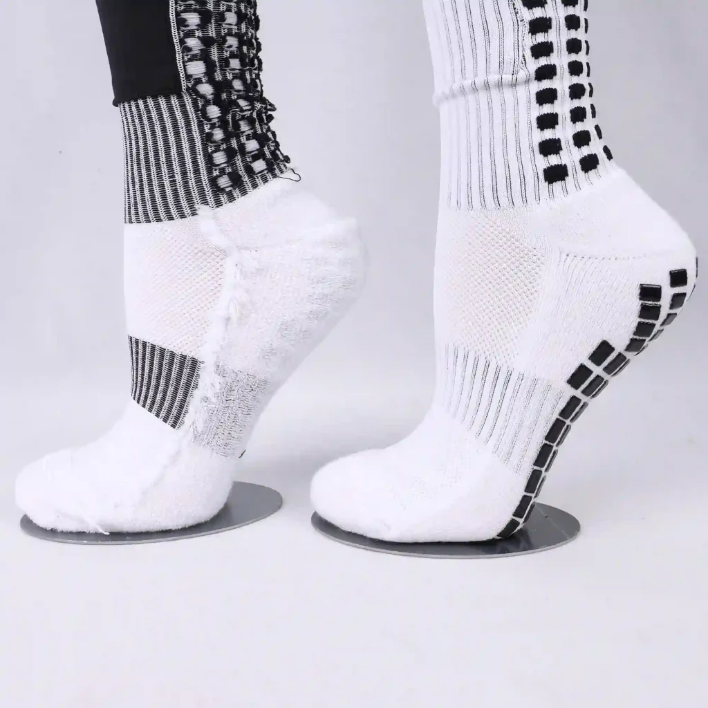 custom football grip socks with shin pad