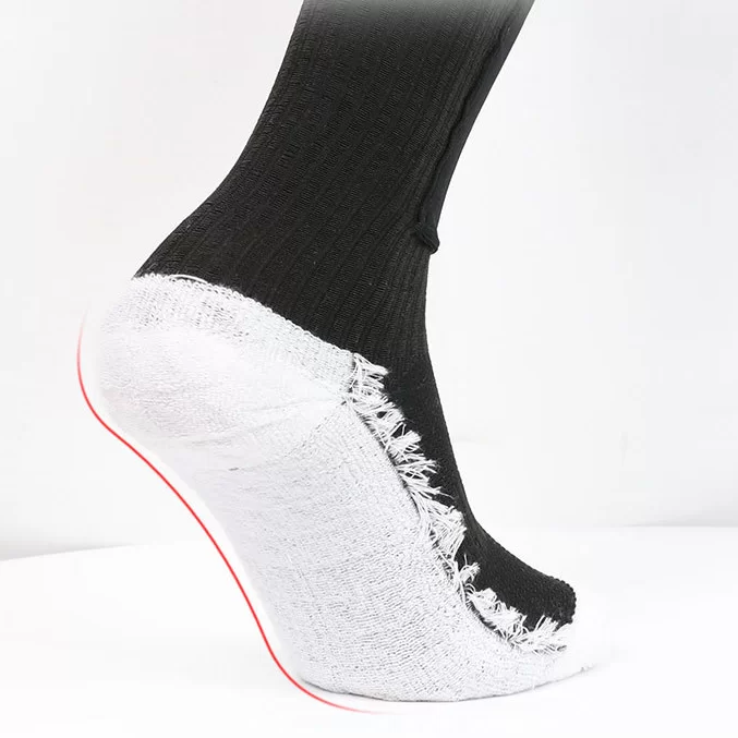 custom football grip socks with shin pad