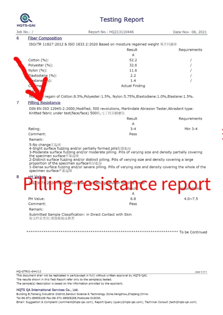 sock color fastness report (2)