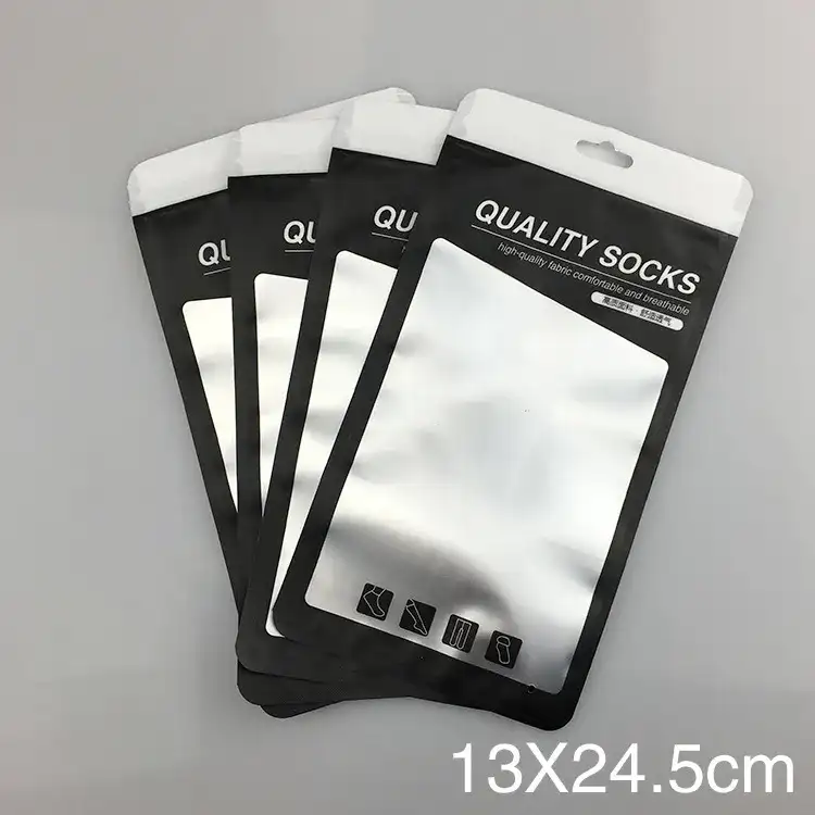 aluminum foil bags for quality socks sized 13x24.5cm