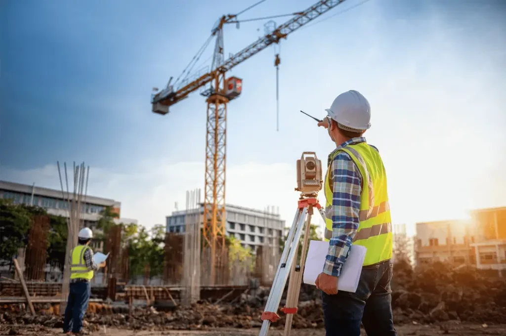 Steel-toe work socks worn by construction workers on site, ensuring protection and comfort.