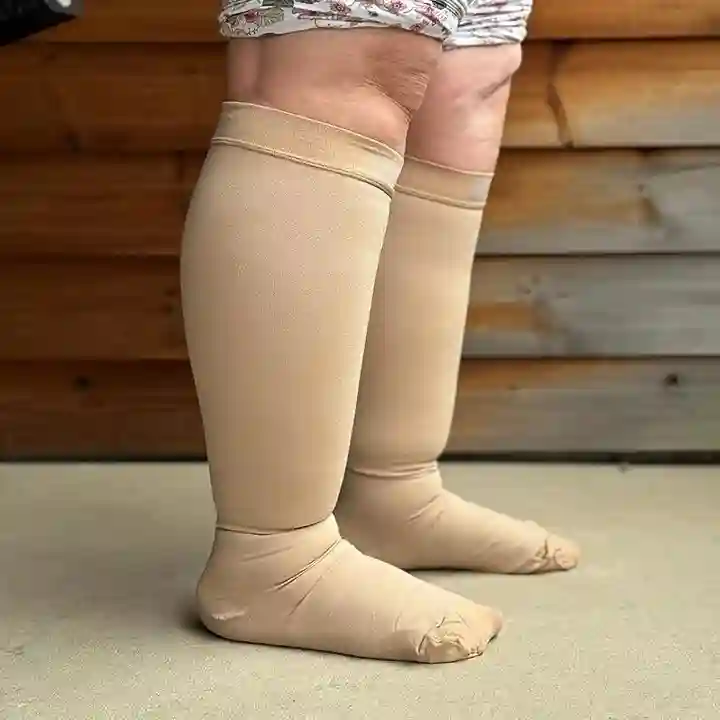 custom compression socks for lymphedema