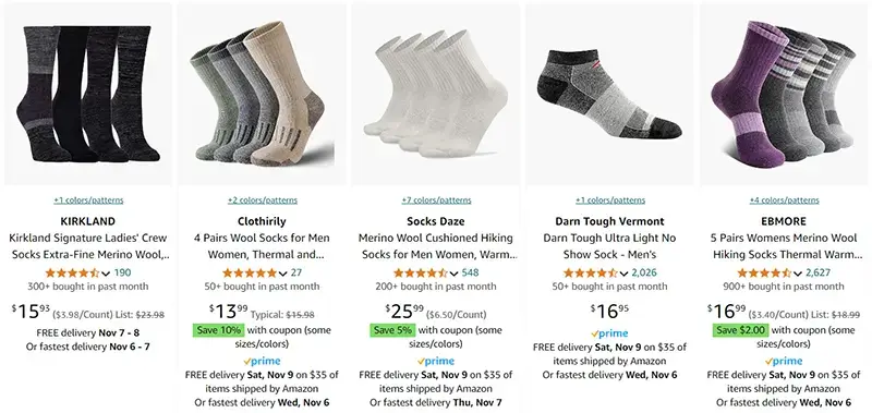 merino wool socks brands