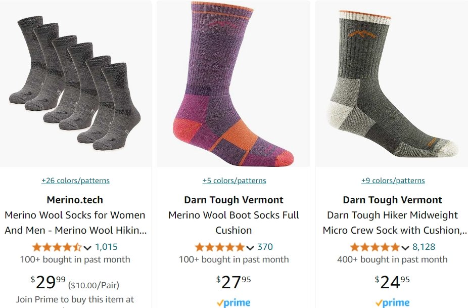 merino wool socks high price