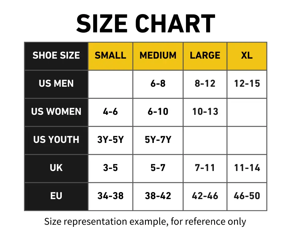 grip socks size