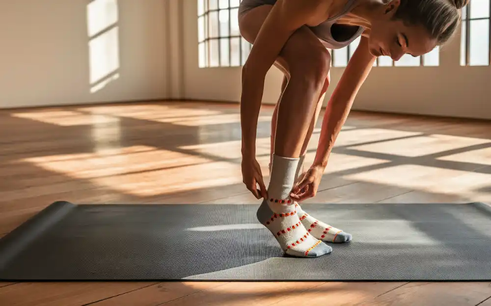 how to wear grip socks