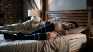 sleep with compression socks