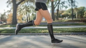 wear compression sock to run