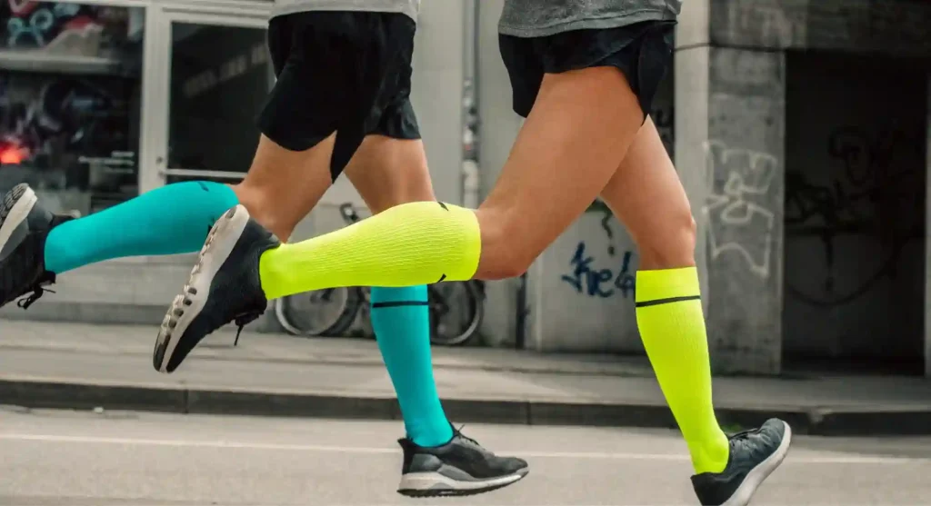compression running socks