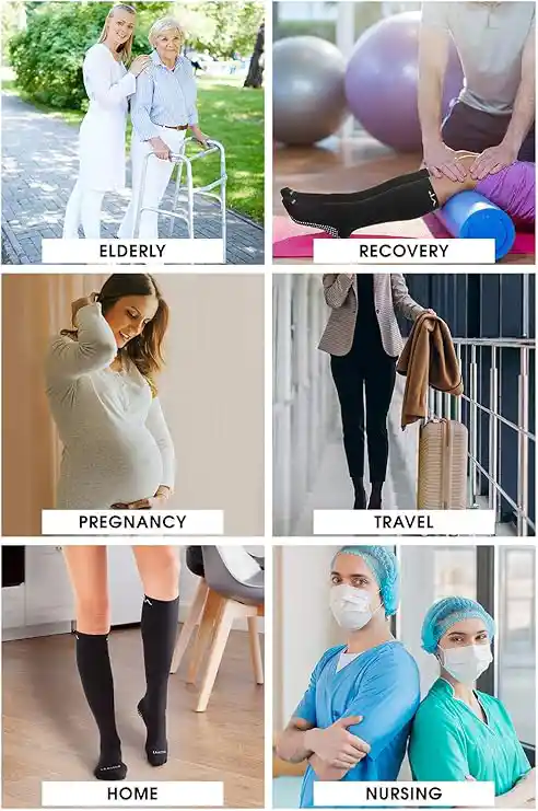 compression socks with grippers