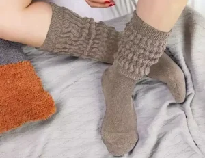cotton slouch socks