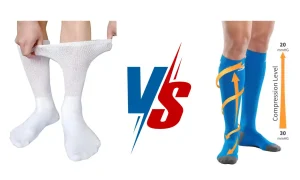 diabetic socks vs compression socks