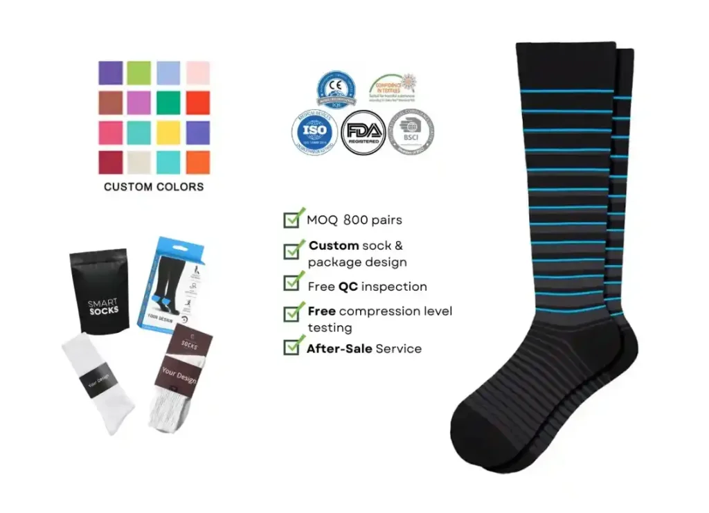 how to custom compression socks for your brand