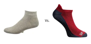normal socks vs running socks