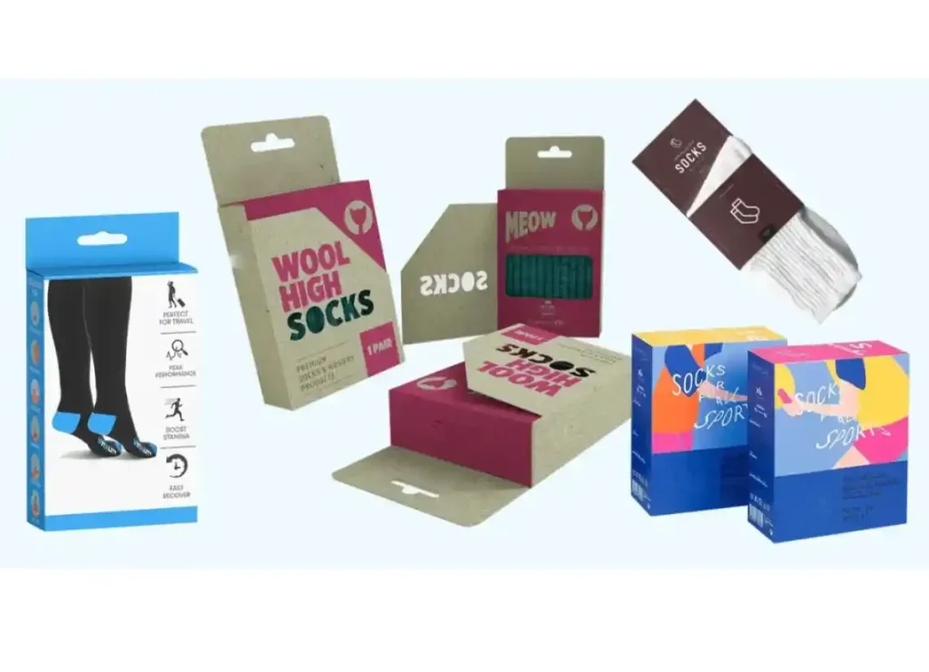packaging options for custom compression socks