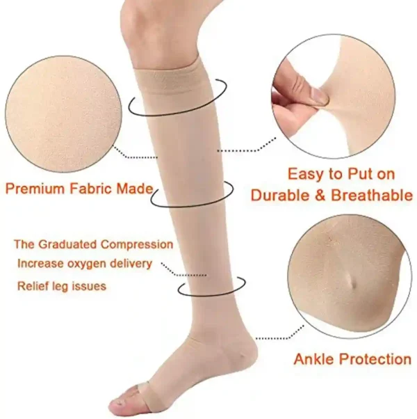 toeless compression socks