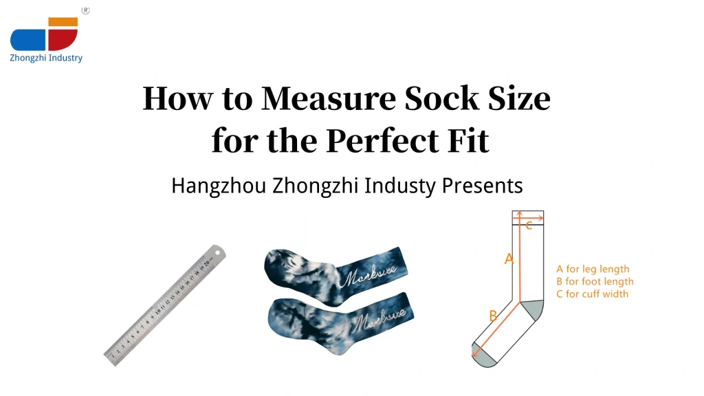 how to measure socks size for the perfect fit.