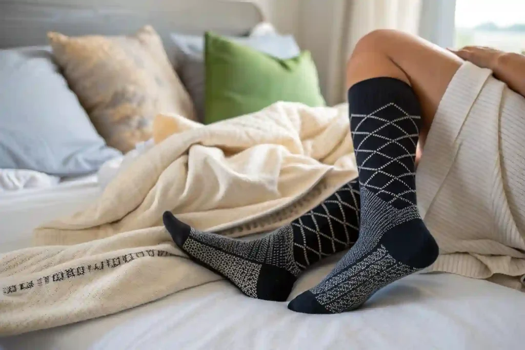 is it safe to wear compression socks