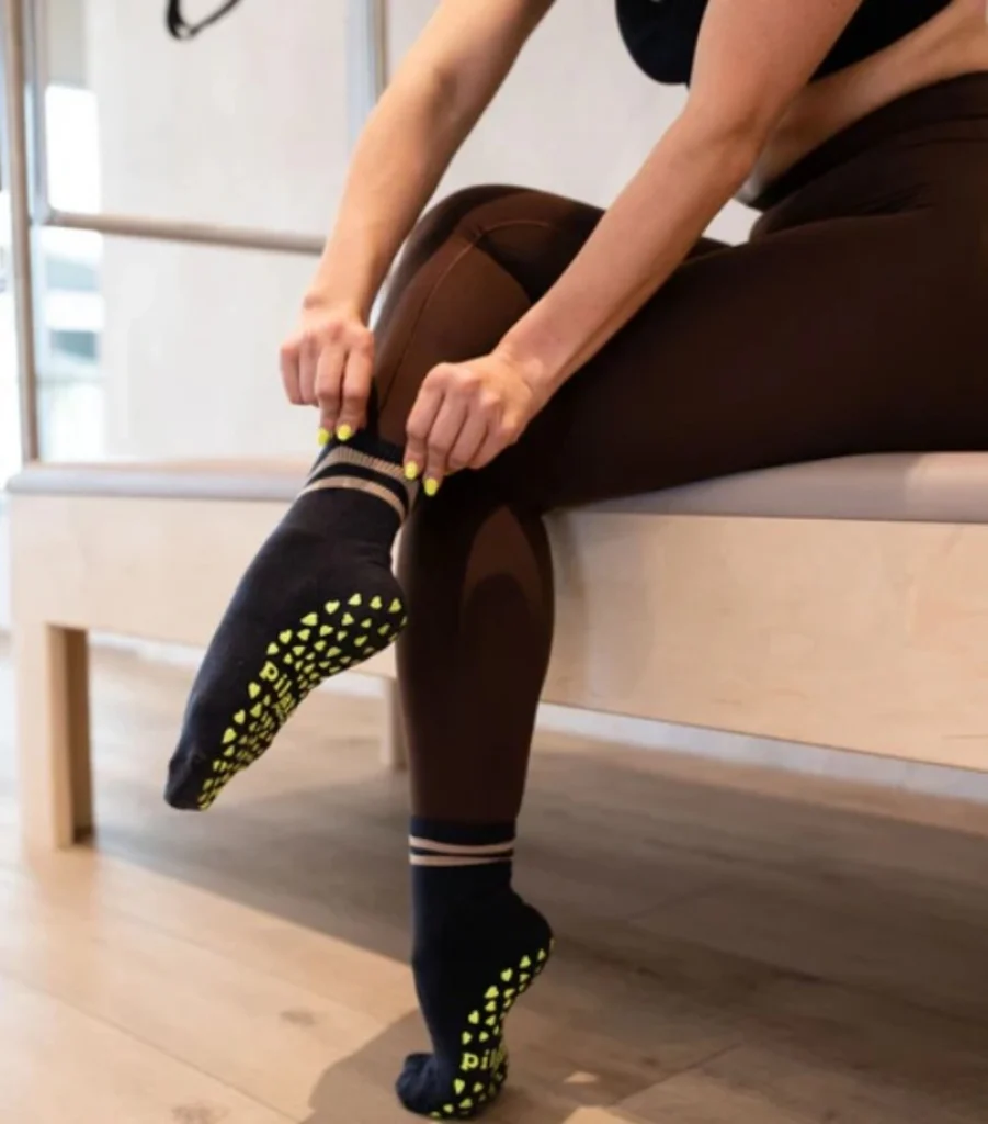 pilates grip socks.