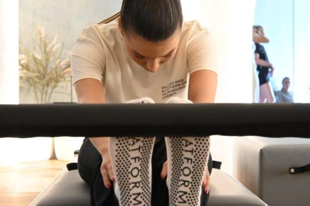 pilates grip socks.