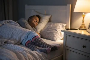 the truth about sleeping with compression socks on