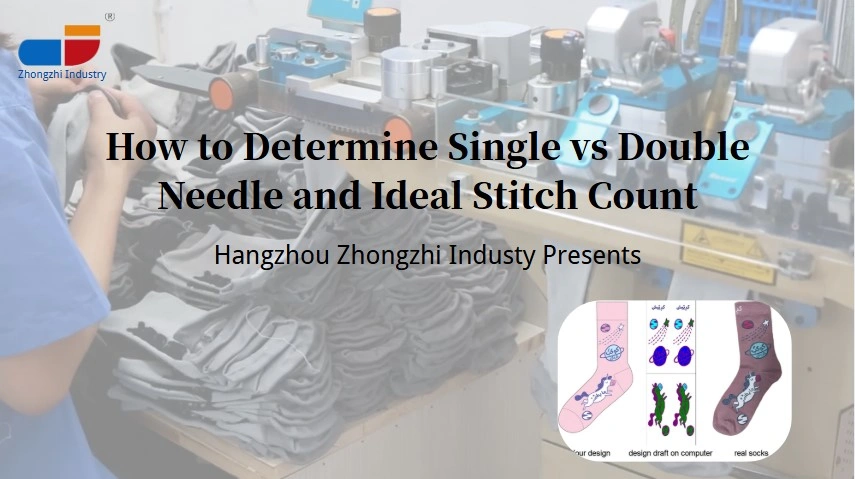 how to determine single vs double needle and ideal stitch count