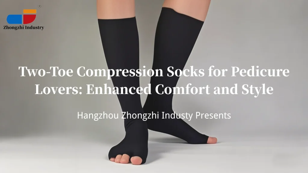 two toe compression socks for pedicure lovers enhanced comfort and style