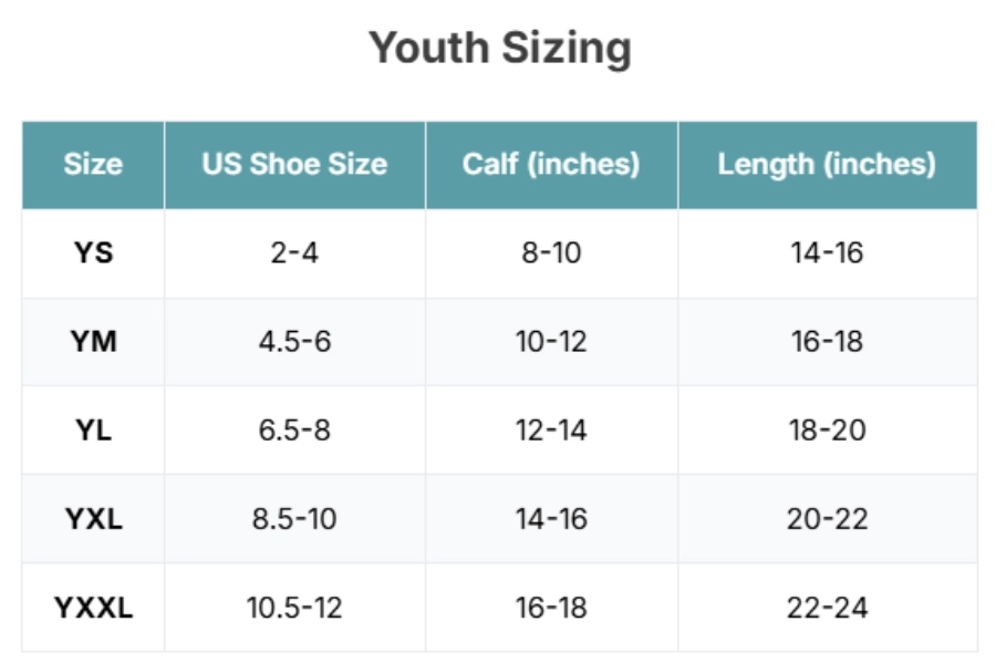 youth sizes.