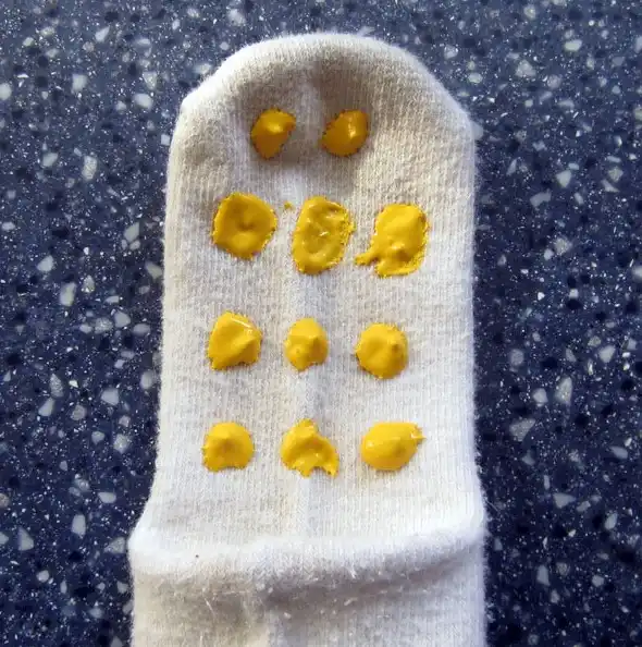 diy grip socks.