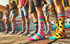 eyecatching socks.