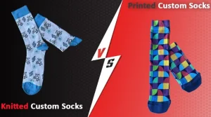 knitted vs printed socks 1.