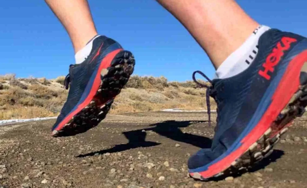 happy runners wearing branded plantar fasciitis running socks, showing a trusted product line in action