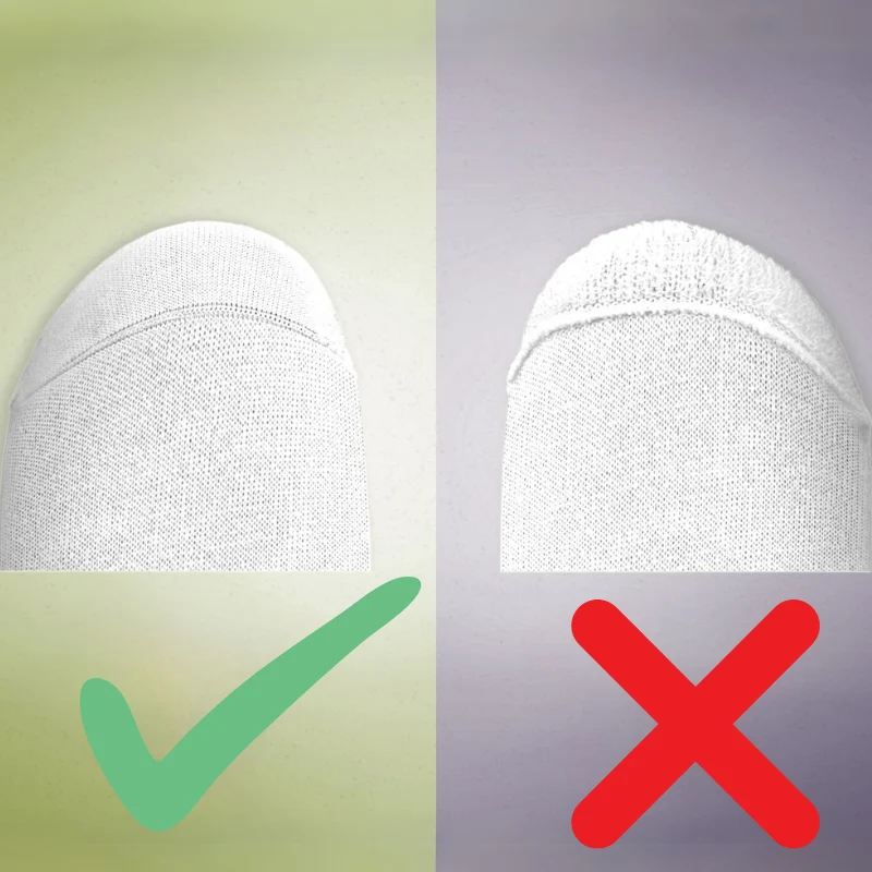 seamless toe hand linked toe