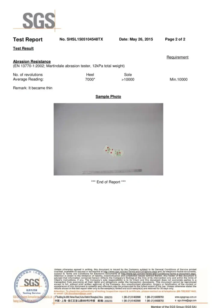kids socks abrasion resistance test